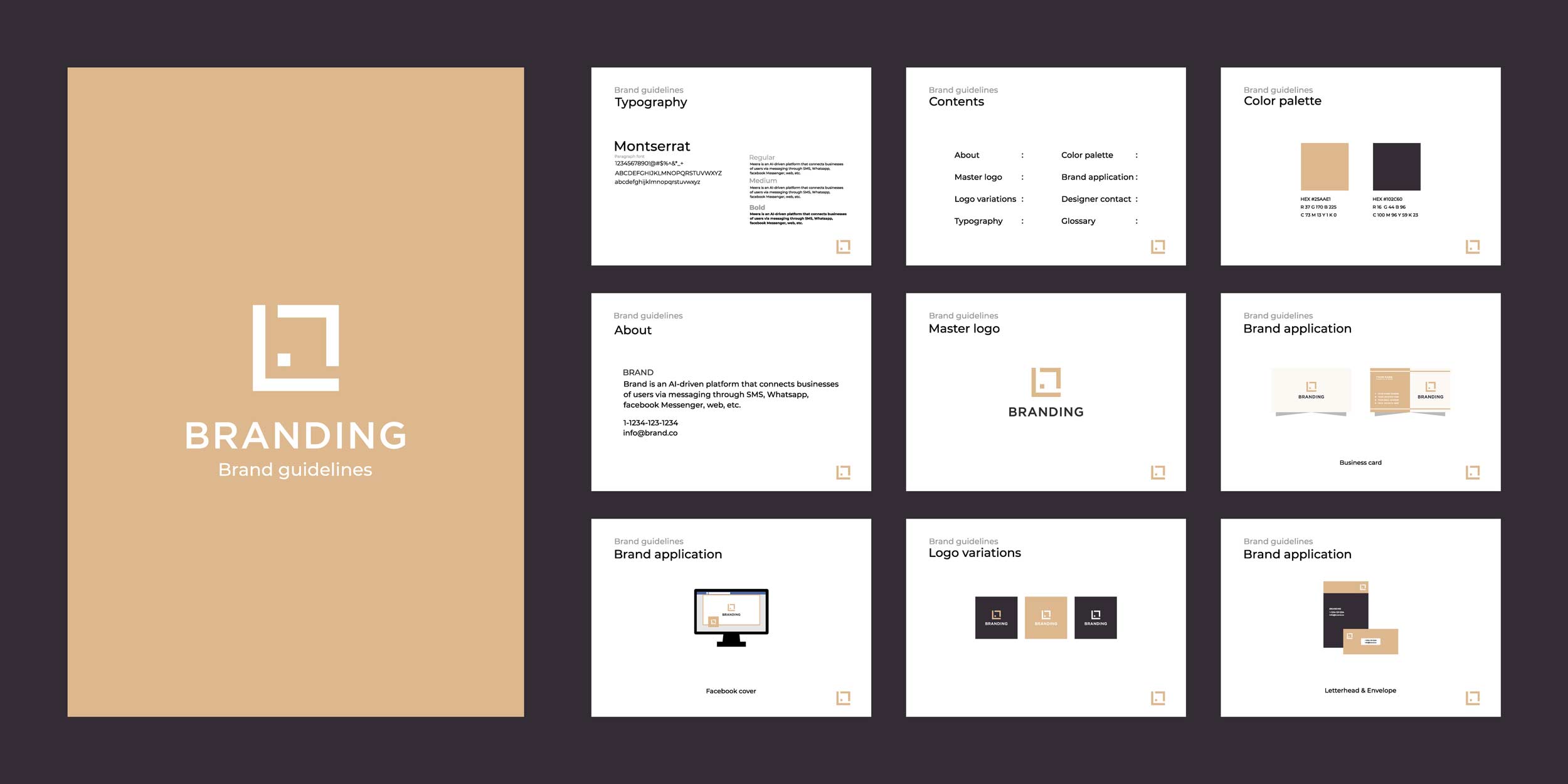 Brand Guide line template